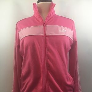 PUMA Pink Zipup Sweater